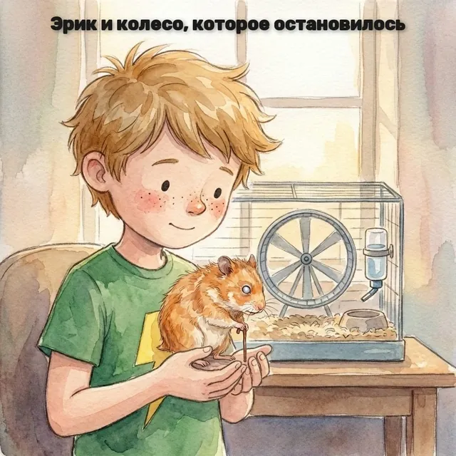Обложка книги «Эрик и&nbsp;колесо, которое остановилось»