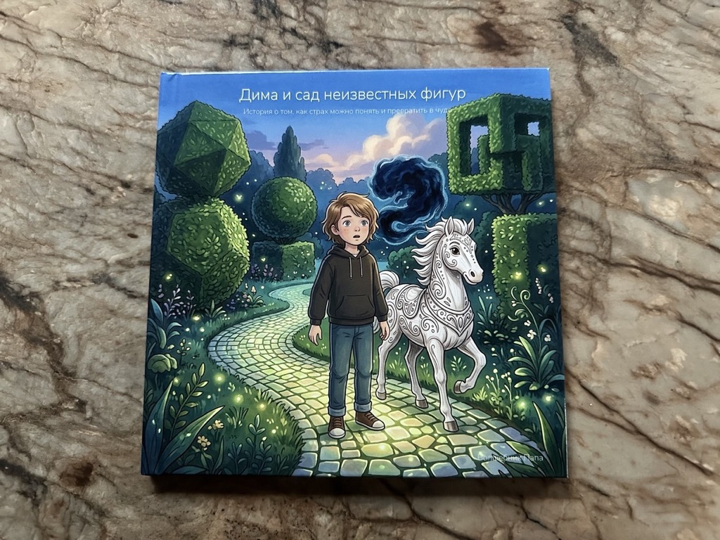 Обложка книги «Дима и сад неизвестных фигур»